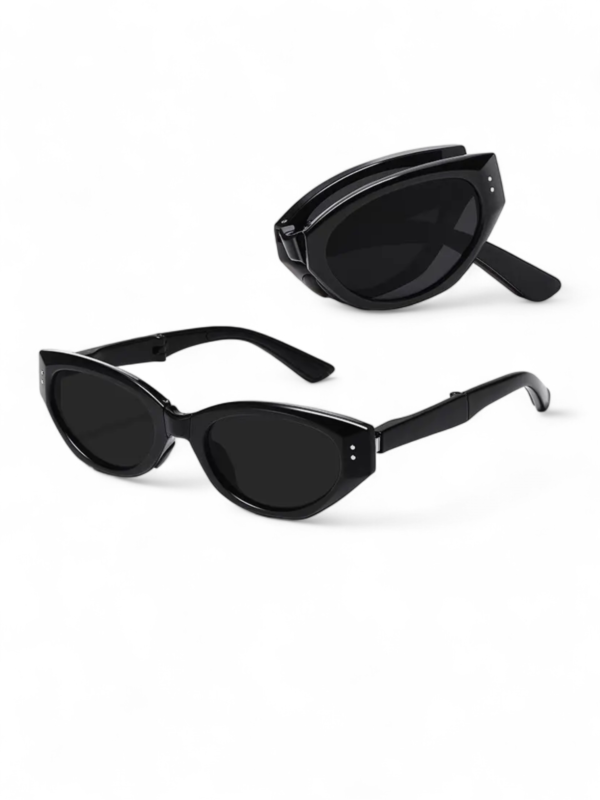 [Flex] Foldable Unisex Sunglasses : [Black]