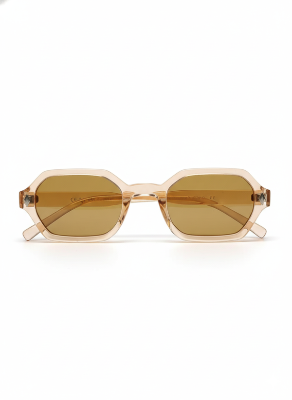 [Monarch] Vintage Unisex Sunglasses : [Light Brown]