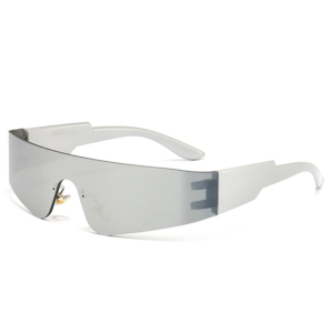 [Rogue] Silver futuristic unisex sunglasses by Flexratz