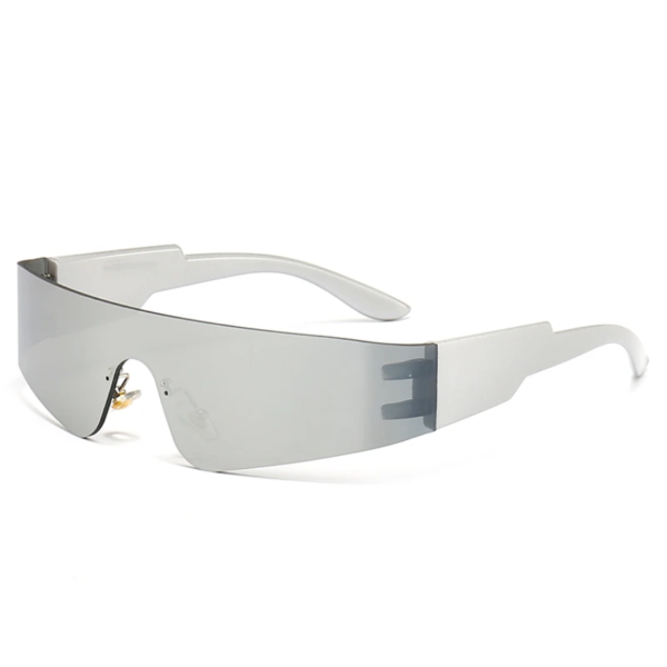 [Rogue] Silver futuristic unisex sunglasses by Flexratz