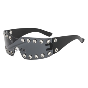 Bishop futuristic unisex sunglasses black