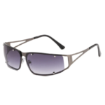 Sentinel futuristic unisex sunglasses gun grey