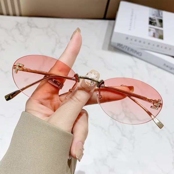 Franco Pink Vintage Unisex Sunglasses